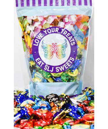 Large Resealable Pouch of Walkers Nonsuch Milk Brazil Nut Liquorice Salted Caramel Coffee Bonfire Toffee Assorted Toffees and Chocolate Eclairs Bulk Bags For All Occassions