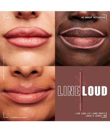 NYX Professional Makeup Lipliner - Matte Kiss-Proof Smudge-Proof Long-Lasting - Line Loud 6 Leave A Legacy - Buy Online on SooperMarket.com