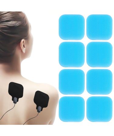 Elthmpr 30 pieces Ems Gel Pads abdominal muscle trainer gel pads muscle training device Gelpads muscle stimulator spare parts hydrogel pads for EMS trainer belly trainer muscle stimulation