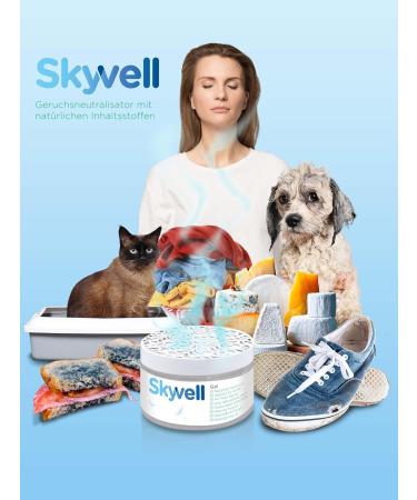 Skyvell Home Odor Remover Gel 250g - Effective Odor Eliminator for Home | International Shipping Available - Buy Online on SooperMarket.com