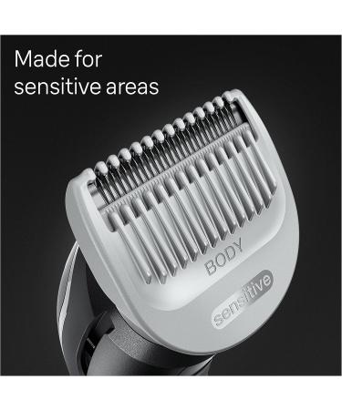 Braun Body Groomer 3 Manscaping Tool For Men With SkinShield Technology Sensitive Comb Wet & Dry 100% Waterproof UK 2 Pin Plug BG3350 Black/Grey - Buy Online on SooperMarket.com