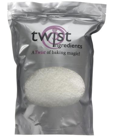 Twist Ingredients - Sugar Crunch Pearl Sugar Nibs - Resealable 800g Pouch. White sugar crystals. Ideal for cakes ice cream toppings & chocolate creations. (Sugar Nibs)