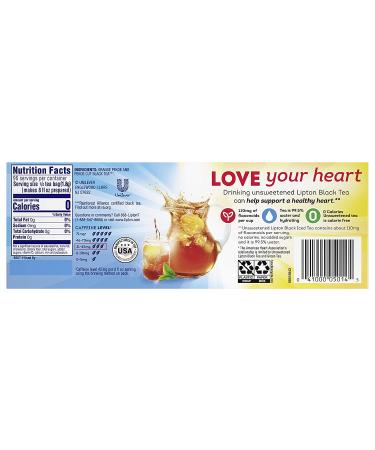 Lipton Family Size Unsweetened Iced Tea Bags - 24 Count (Pack of 6) - Buy Online on SooperMarket.com