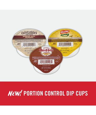 French's Honey Mustard Dipping Sauce 1.5 fl oz - Pack of 96 | Single-Serve Cups for Takeout & Delivery - Buy Online on SooperMarket.com