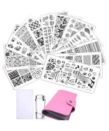 Buy Budoci Nail Stamping Set - 12 Plate Kit for Stunning French Nail Art | International Shipping Available - Buy Online on SooperMarket.com