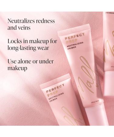 Mally Perfect Prep Neutralizing Tinted Face Primer Fair - 1 Fl Oz | Color-Correcting Makeup Primer with Hyaluronic Acid - Buy Online on SooperMarket.com