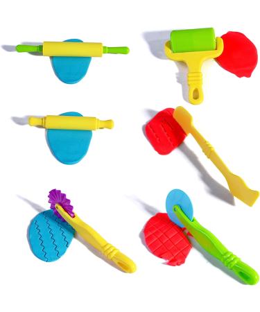 Kare & Kind 6pc Smart Dough Tools Kit - Rollers and Cutters Set for Creative Play - Buy Online on SooperMarket.com