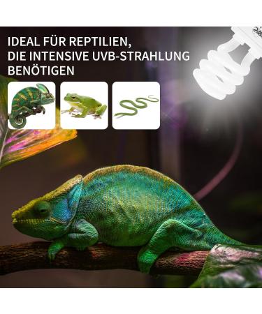 Buy Lucky Herp UVB Lamp 13W E27 - Ideal for Reptiles & Turtles | Best UVB 150 Terrarium Lighting - Buy Online on SooperMarket.com