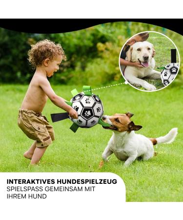 Black Rhino I Super Robust Dog Ball - Durable Interactive Dog Toys for Fetch Pull & Water Play - Available in White Green Black - Buy Online on SooperMarket.com
