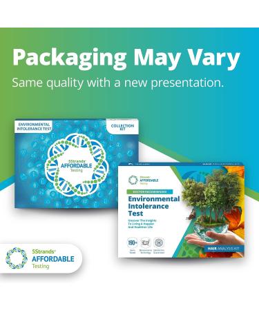 5Strands Environmental Intolerance Test - Home Sensitivity Test for 190 Outdoor & Indoor Items - Accurate Hair Analysis - Results in 7 Days - Buy Online on SooperMarket.com