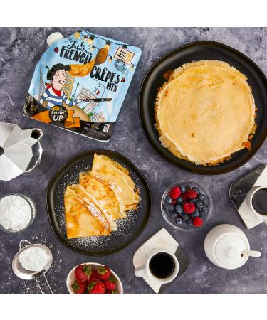 Farin'UP Non-GMO French Cr pes Mix - 21.16 oz - Makes 20 Crepes | Just Add Milk - Buy Online on SooperMarket.com