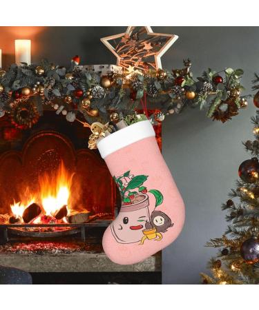 YYHHAOFA Sunflower Seeds and Strawberries Prints Christmas Decorative Stockings : Soft Light and Tactile Suitable for Christmas Holiday Party - Buy Online on SooperMarket.com