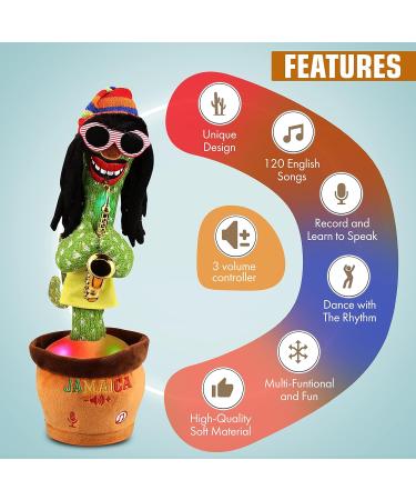 Ava's Toys Dancing Cactus Voice Recorder - Singing and Dancing Talking Toy - Buy Online on SooperMarket.com