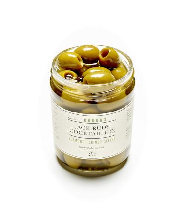 Jack Rudy Cocktail Co. - Vermouth Brined Olives Classic Cocktail Olives 473ml/16 fl oz