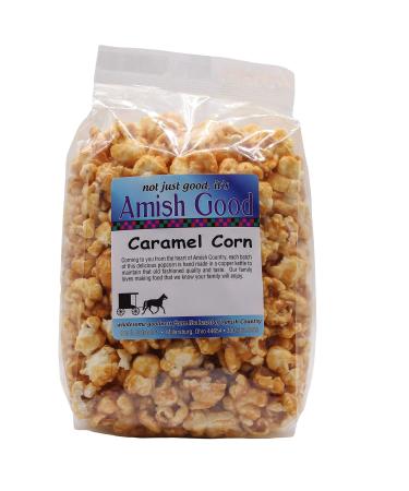 Amish Good Premium Caramel Popcorn Real Butter and Coconut Oil in 10 Ounce Bag