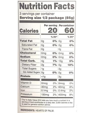 Trader Joe's Hearts of Palm Pasta - 9 oz Gluten Free Vegan Linguine Shaped - Buy Online on SooperMarket.com