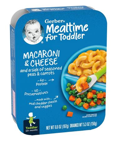 Gerber Macaroni & Cheese with Seasoned Peas & Carrots - 12+ Months, 6.6 oz - Buy Online on SooperMarket.com