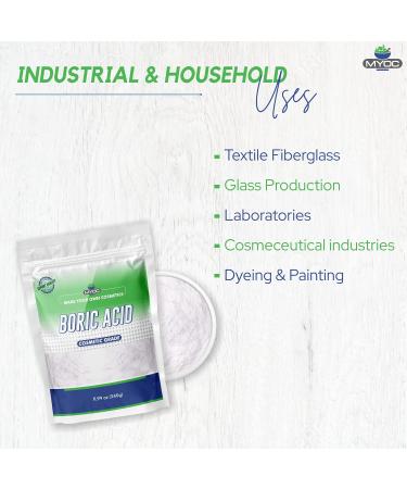 MYOC Boric Powder - 12 Oz (Pack of 1) | Top-Quality Boric Acid Powder - Buy Online on SooperMarket.com