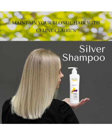 Celine Claire Silver Shampoo - Best for Blonde & Gray Hair | Shop Internationally Now - Buy Online on SooperMarket.com