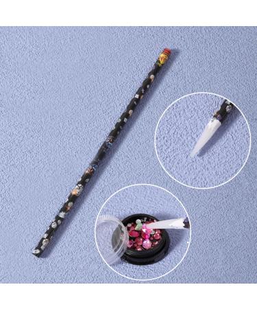 Rhinestone Picker Tool Adhesive Point Drill Resin Pens - DIY Accessories for Nails Crafts Makeup Face Clothes Shoes Gem Pick up Tool Rhinestone Applicator Puchen - Buy Online on SooperMarket.com