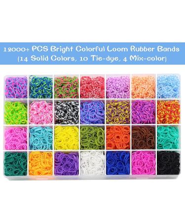 12800+ Rubber Bands Bracelet Kit | 28 Unique Colors | Loom Bracelet Craft Kit for Kids | Includes Accessories | Perfect Gift Set - Buy Online on SooperMarket.com