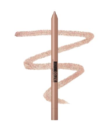Maybelline New York Tattoo Studio Long-Lasting Sharpenable Eyeliner Pencil  Glide on Smooth Gel Pigments with 36 Hour Wear  Waterproof Rose Quartz 0.04 oz