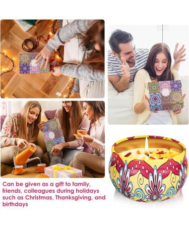 Fragrance Candle Gift Set for Women | 6 Natural Soy Wax Aromatherapy Candles - Perfect for Mother's Day Christmas Birthdays & Valentine's Day - Buy Online on SooperMarket.com