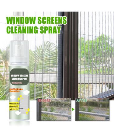 No-Disassembly Window Screen Foam Cleaner Cleaning Agent For Window Screen Cleaner 100ML Window Screens Cleaning Spray Window Screen Cleaner Spray Window Cleaning Foam Spray (1pcs) - Buy Online on SooperMarket.com