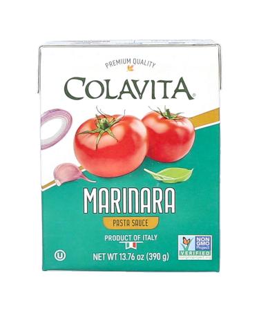 Colavita Marinara Pasta Sauce 13.76 oz Tetra Recart, Tomato, Eco-Friendly, Sustainable Packaging, Pack Of 16 Marinara 13.76 Ounce (Pack of 16)
