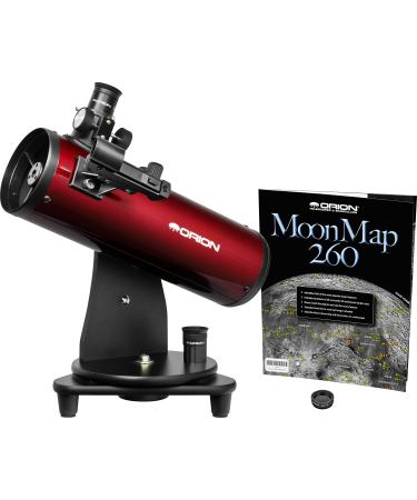 Orion 10012 SkyScanner 100mm TableTop Reflector Telescope (Burgundy)