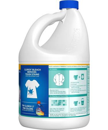 Clorox Splash-Less Clean Linen Bleach Liquid 117 fl oz | Concentrated Formula - Buy Online on SooperMarket.com