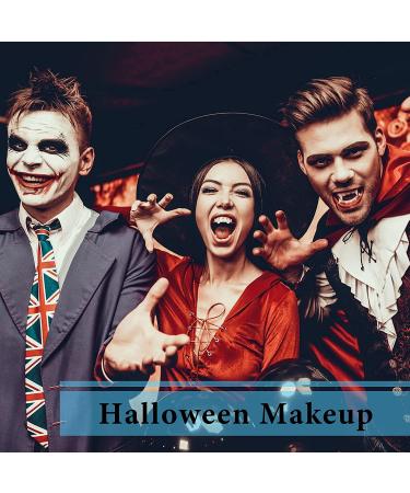100 Pieces Resin Teeth Veneers for Halloween Cosplay, Scary Theme Party Makeup - Dental Temporary Front and Molar Posterior Teeth for Costume Filling - Buy Online on SooperMarket.com
