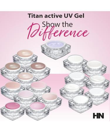 HN Hollywood Nails Titan Builder Gel - Natural Ros Make-Up | International Shipping Available - Buy Online on SooperMarket.com