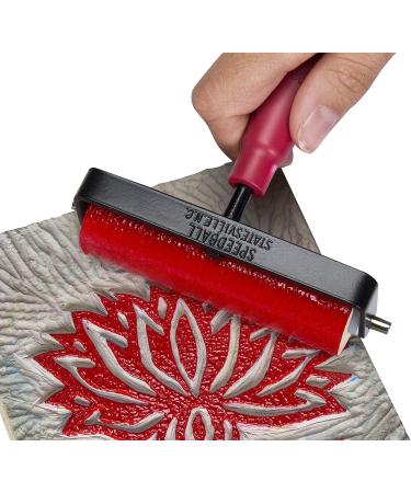 Speedball Deluxe 4-Inch Soft Rubber Brayer for Printmaking and Craft Projects - Buy Online on SooperMarket.com