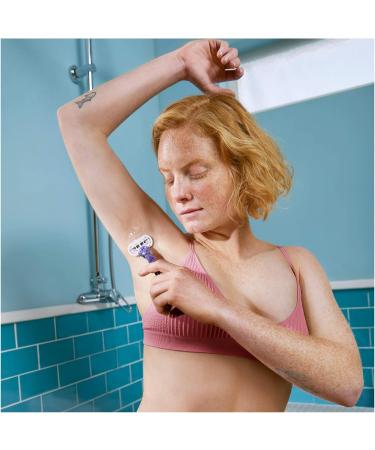 Gillette Venus Deluxe Smooth Swirl Razor Blades for Women - 4 Replacement Blades for Ultimate Shaving Comfort - Buy Online on SooperMarket.com