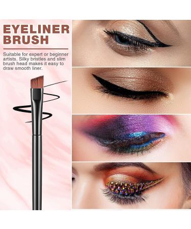 100 Pack Disposable Angled Eyebrow Brushes - Salon Quality Tinting and Makeup Tool - Buy Online on SooperMarket.com