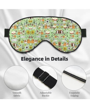 Guinea Pig Soft Sleep Eye Mask | Breathable Eye Patch for Women | Perfect for Travel & Relaxation - Buy Online on SooperMarket.com