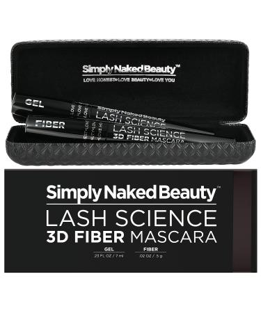 3D Lash Fiber Mascara Dark Brown - Water Resistant Lengthening Tubing Mascara for Volume - Non Toxic Hypoallergenic - Buy Online on SooperMarket.com