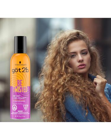 Got2b Be Twisted Air Dry Curl Foam 8 oz - Buy Online on SooperMarket.com