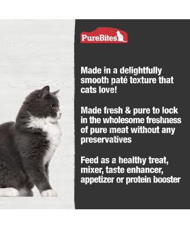 PureBites 100% Pure Chicken Pate Cat Treat|Single 2.5oz can|only 1 Ingredient Chicken 71 g (Pack of 16) - Buy Online on SooperMarket.com