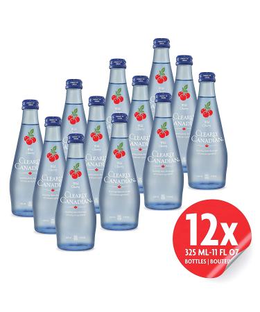 Clearly Canadian Wild Cherry Sparkling Spring Water - 1 Case (12 Bottles x 325mL) - Buy Online on SooperMarket.com