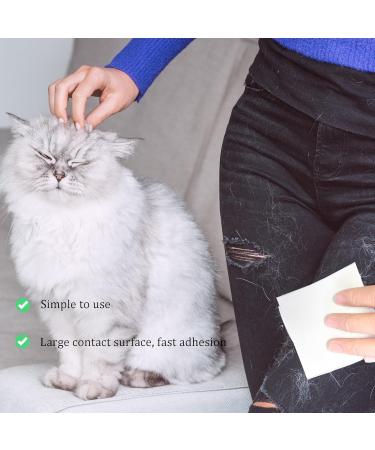 100 Sheets Mini Portable Lint Remover for Clothes & Pet Hair | Travel Size Sticky Dust & Fuzz Remover - Buy Online on SooperMarket.com