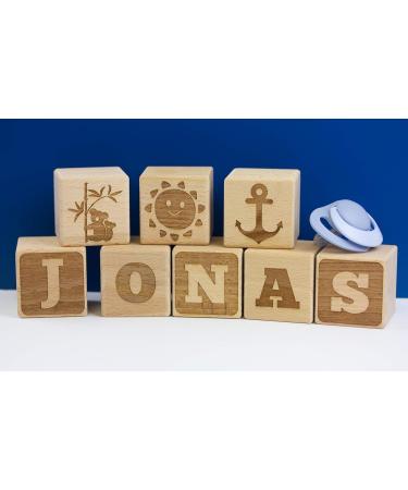 Personalized Baby Gift Ideas | Engraved Wooden Toys & Name Decorations - Joyful Newborn Gifts from Woodenziac - Buy Online on SooperMarket.com