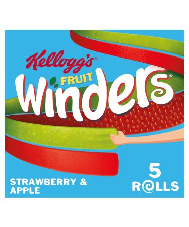Kellogg's Fruit Winders Doubles Apple Strawberry 5 x 17g
