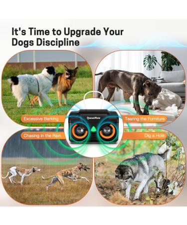 Anti Barking Device for Dogs Indoor 3 Adjustable Levels Anti Bark Device 50FT Stop Barking Dog Device Waterproof & Portable Dog Barking Device Small Medium Large Safe Bark Control Device Outdoor Black#0110KNMV - Buy Online on SooperMarket.com