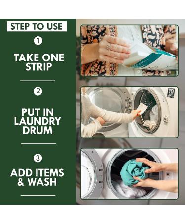 Laundry Detergent Sheets - Hypoallergenic Eco-Friendly Biodegradable & Cruelty-Free - Travel Friendly (Unscented 80 Loads - Buy Online on SooperMarket.com