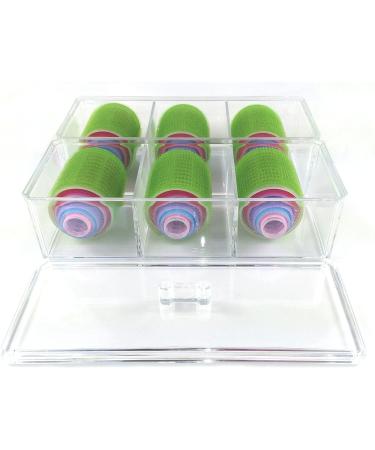 Kamay's Hair Rollers (5 Size 30 count acrylic combo Nylon Sticky 30PCS 5 Size Plus Crylic Organiser Set) - Buy Online on SooperMarket.com