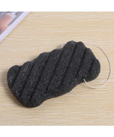 Konjac Sponge Set with Activated Bamboo Charcoal - Body & Facial Sponge Deep Cleansing Sponge for Care - Buy Online on SooperMarket.com