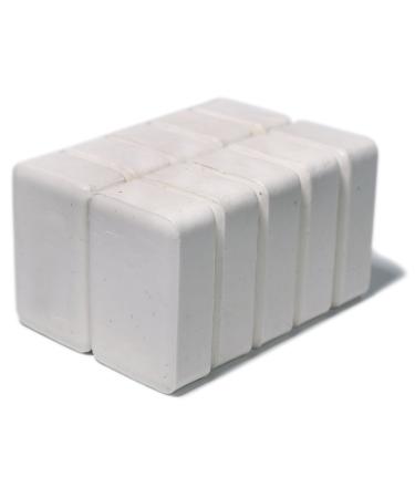 Dermaharmony Set of 10 2% Pyrithione Zinc (ZnP) Bar Soap 4 oz - Crafted for Those with Skin Conditions - Seborrheic Dermatitis Dandruff etc.