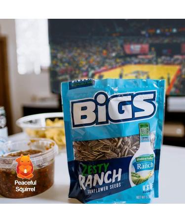 Peaceful Squirrel Variety BIGS Sunflower Seeds Sampler Pack - 13 Flavors, Keto Friendly On-The-Go Snack - 5.35oz - Buy Online on SooperMarket.com